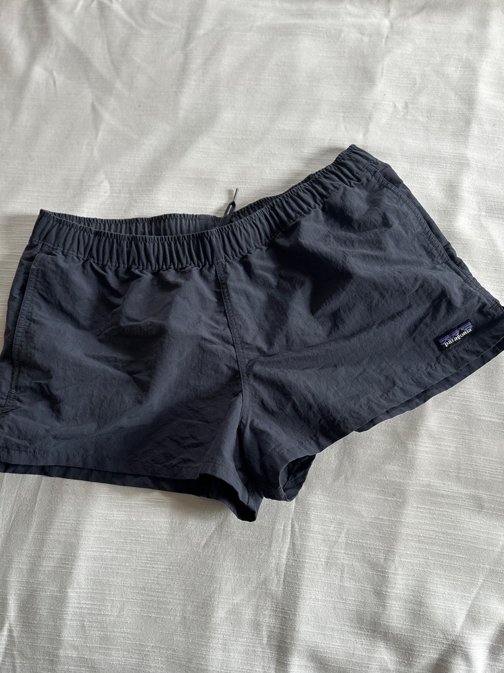 Patagonia Women's Barely Baggies Shorts 2.5" Smolder Blue | L